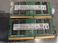 Lot of 2 SK Hynix 16GB HMA82GS6DJR8N-XN 3200MHz PC4-25600 SODIMM DDR4 picture