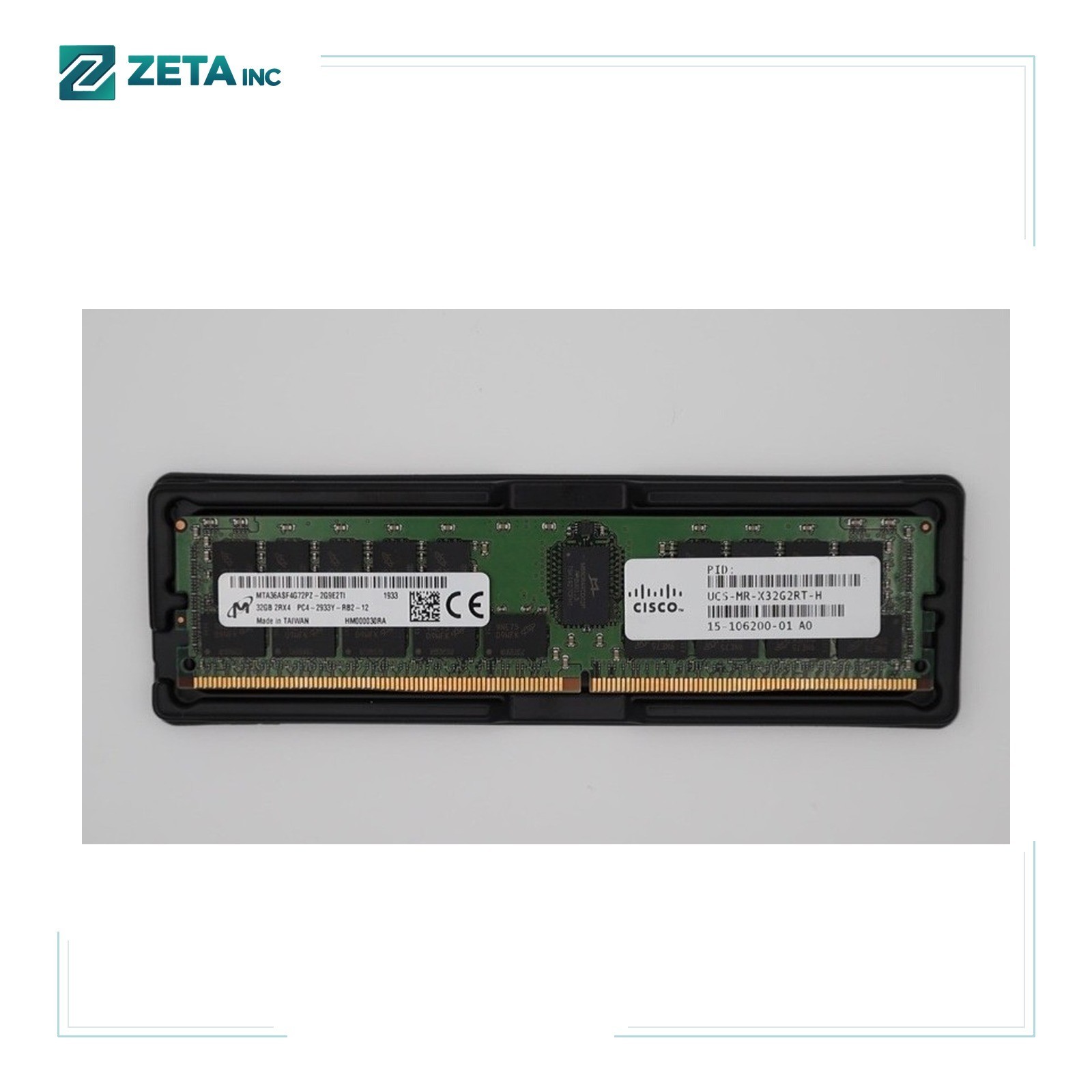 MICRON MTA36ASF4G72PZ-2G9E2 32GB (1X32GB) 2RX4 PC4-2933Y MEMORY