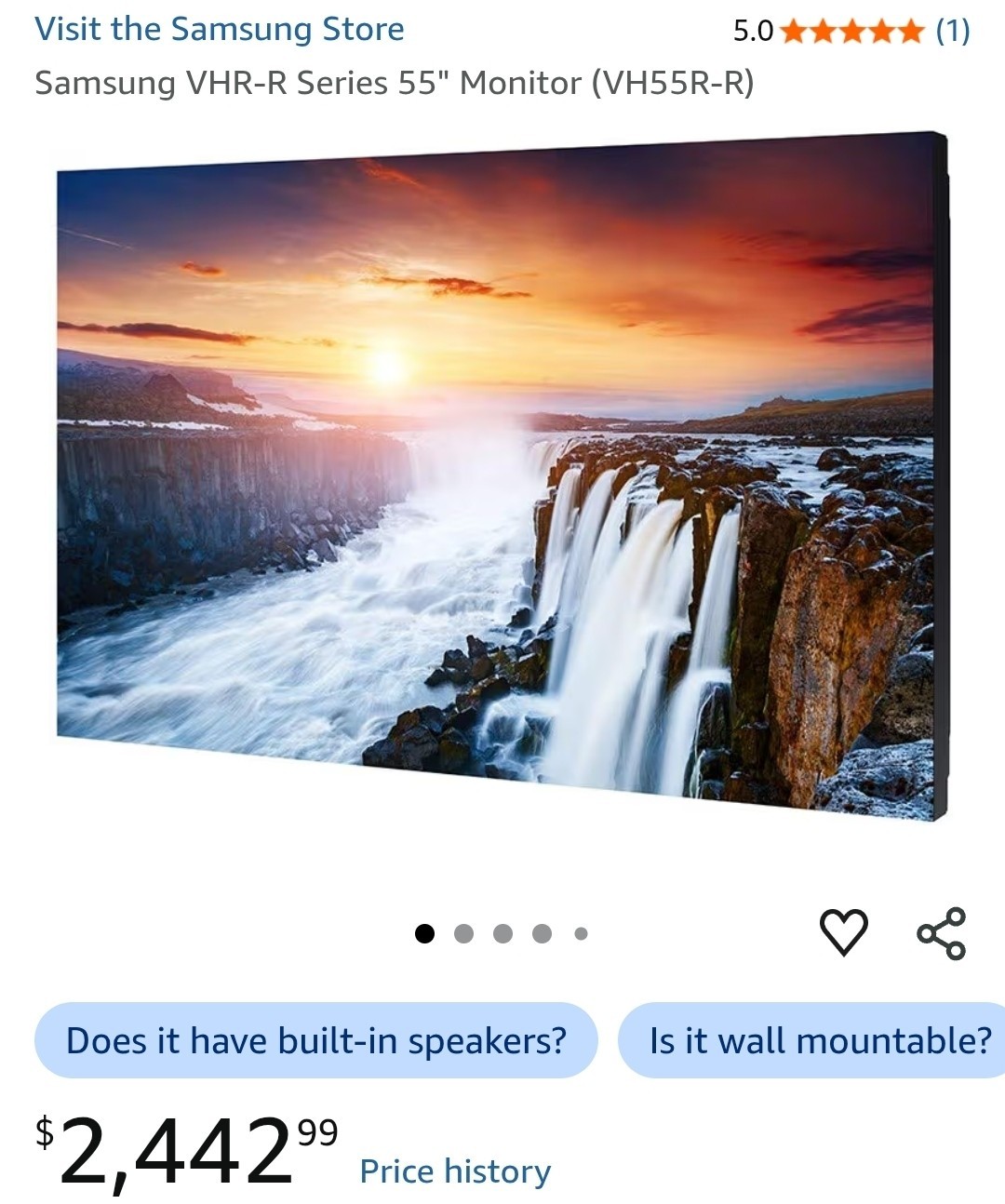 Samsung VHR-R Series 55