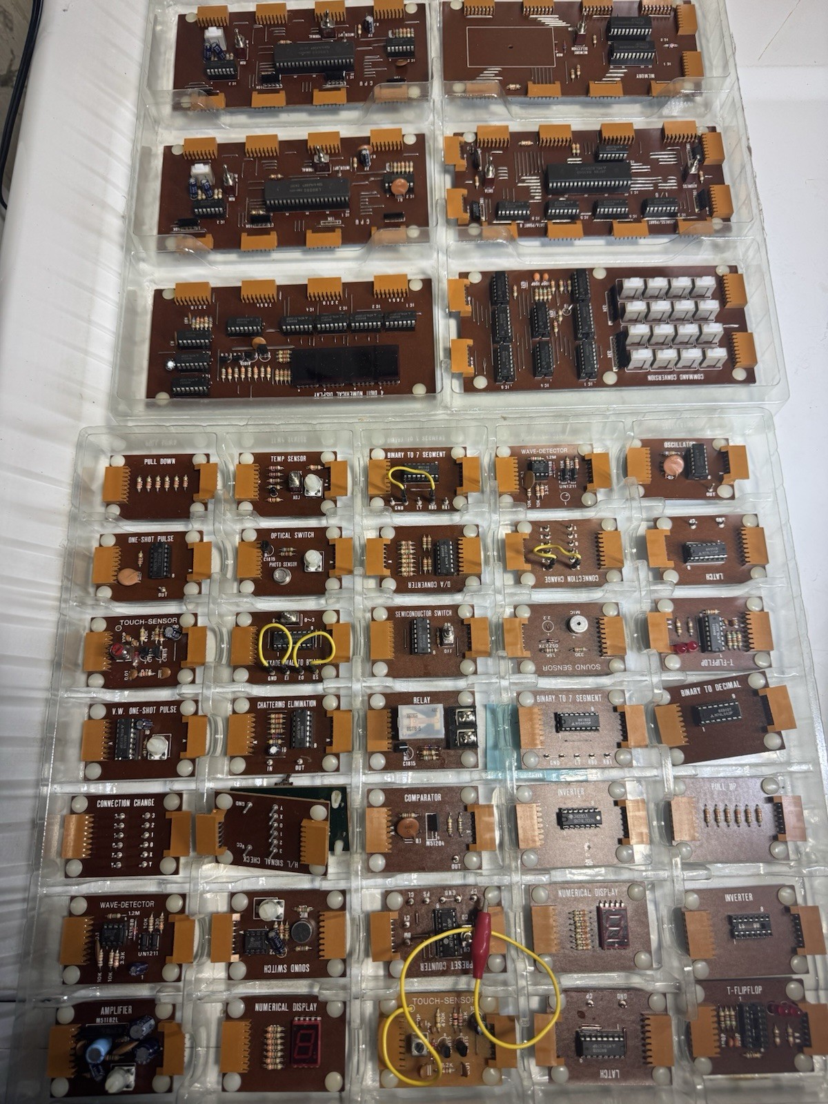 Vintage Pacific Electronics Lab Modular Training Kit Modular Circuit Board