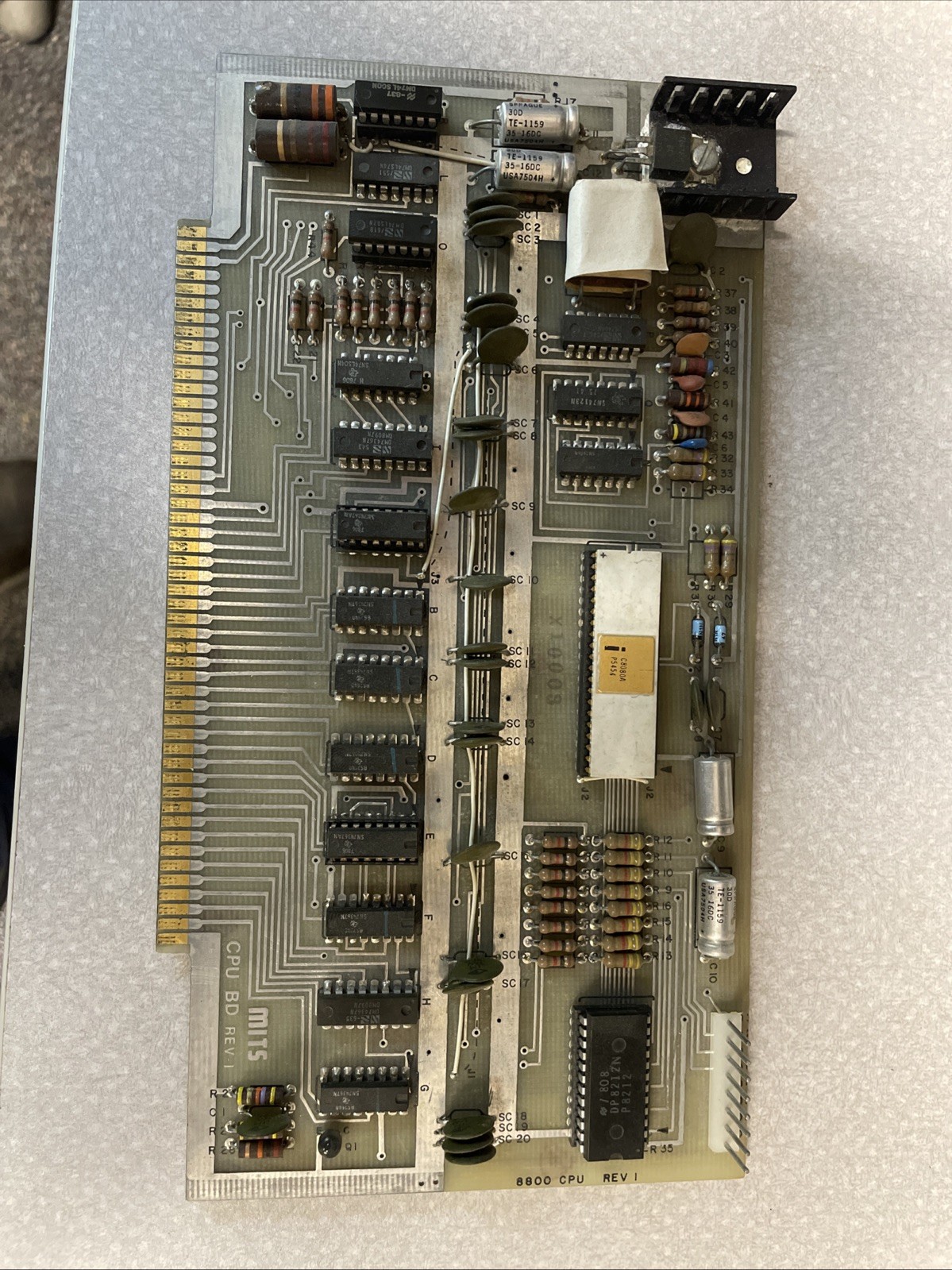 Altair Mits 8800 CPU Rev 1 Board as is