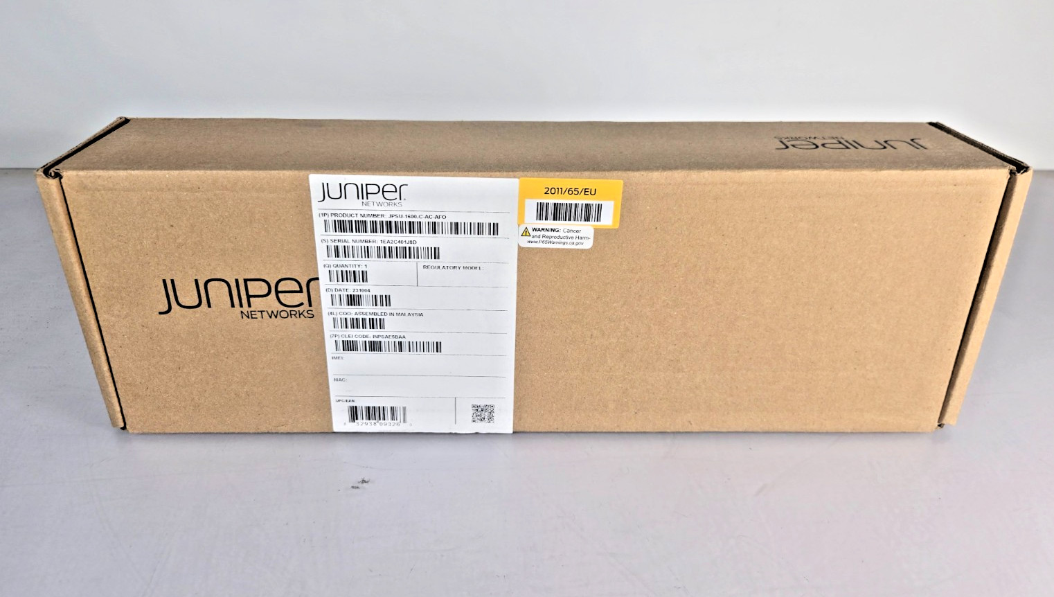 Juniper JPSU-1600-C-AC-AFO 1600W AC Power Supply EX4400 AFO Airflow