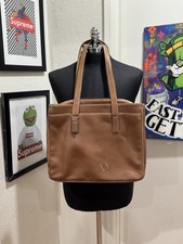 Vintage Coach 5209 Brown Leather BusinessTote Laptop Briefcase Y2K Shoulder Bag picture