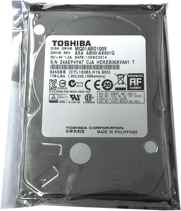 Toshiba 1TB 2.5 Toshiba 1TB 2.5