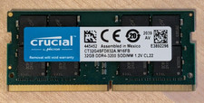 Crucial 32GB DDR4-3200 PC4-25600 2Rx8 SO-DIMM CT32G4SFD832A.M16FB CL22 picture