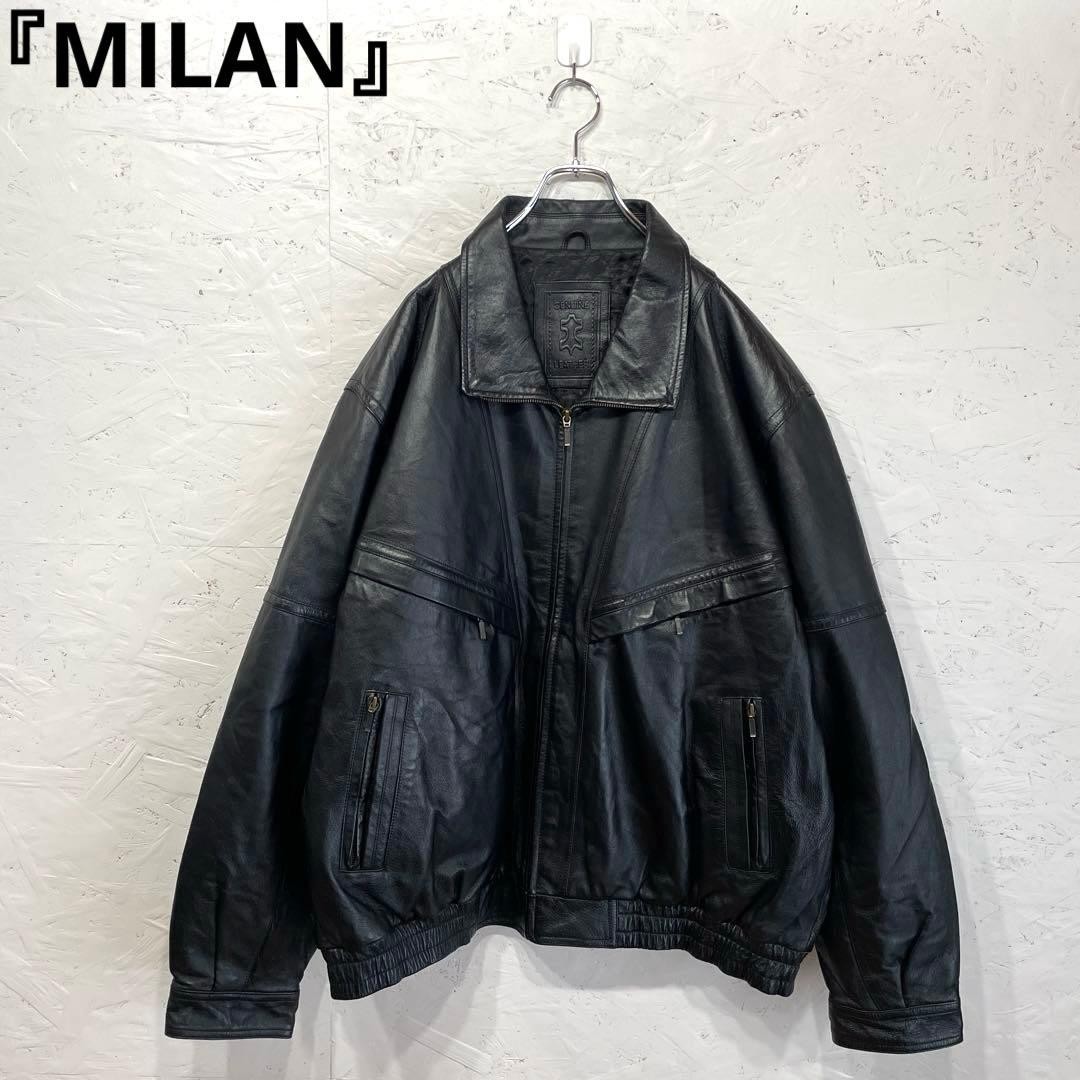 Vintage A-2 Style Genuine Leather Jacket, Leather Blouson, Size XXXL Vintage A-2 Style Genuine Leather Jacket, Leather Blouson, Size XXXL