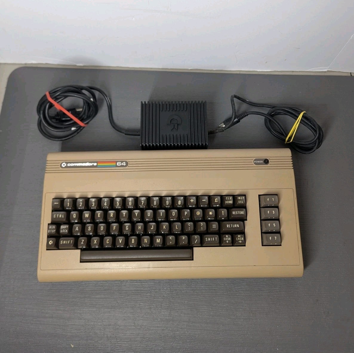 Commodore 64 Vintage Home Computer + Power Supply (Tested)