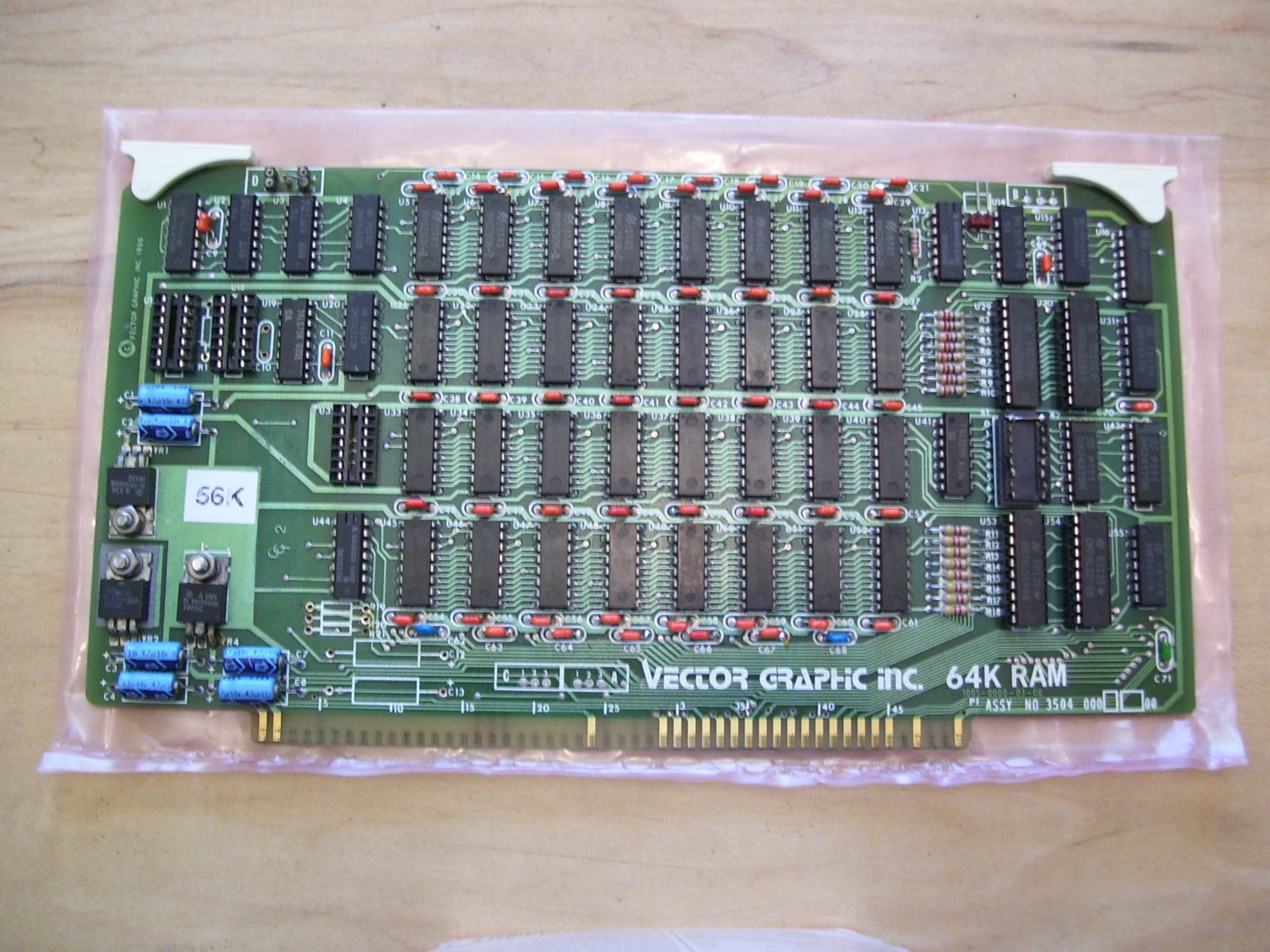 S-100 Vector Graphic 64K Ram Board (Altair, IMSAI) S-100 Vector Graphic 64K Ram Board (Altair, IMSAI)