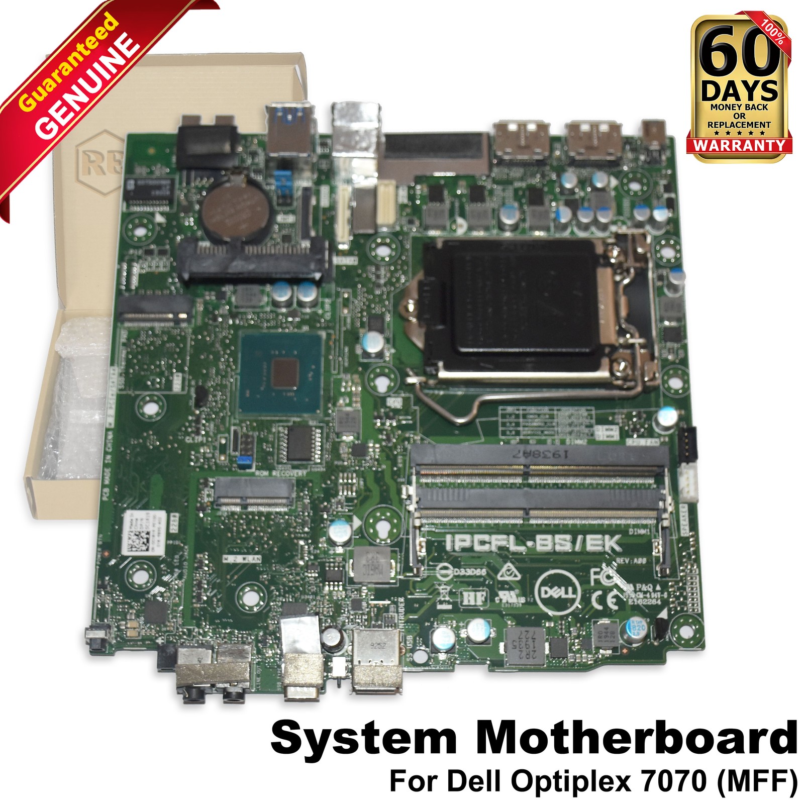 Dell OptiPlex 7070 MFF Motherboard Chipset Q370 Socket LGA1151 IPCFL-BS EK C1R19
