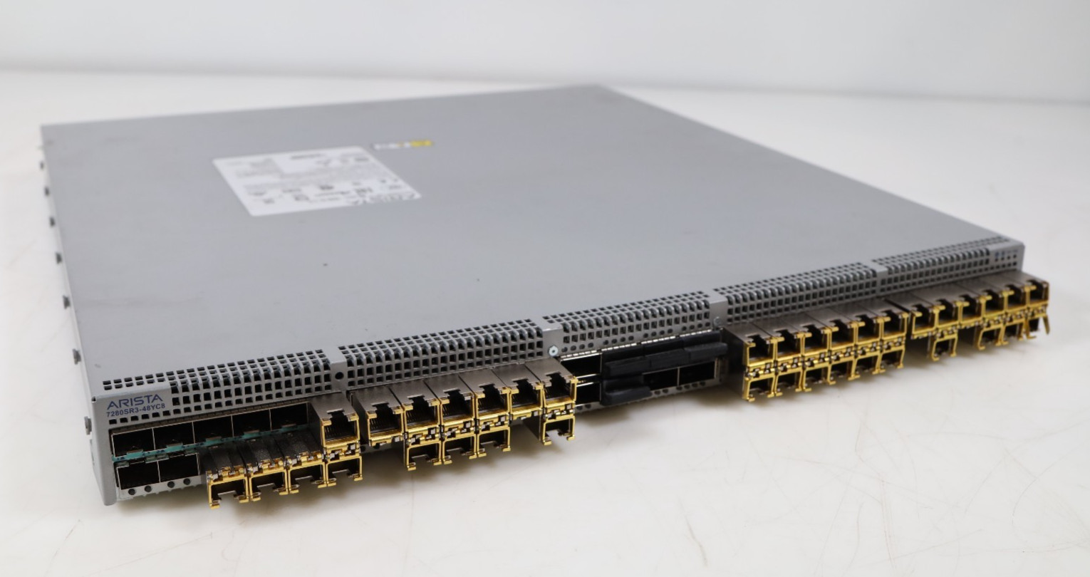 Arista DCS-7280SR3-48YC8 48x 25G SFP28 8x 100G QSFP28 L3 Switch 2x PSU AS-IS