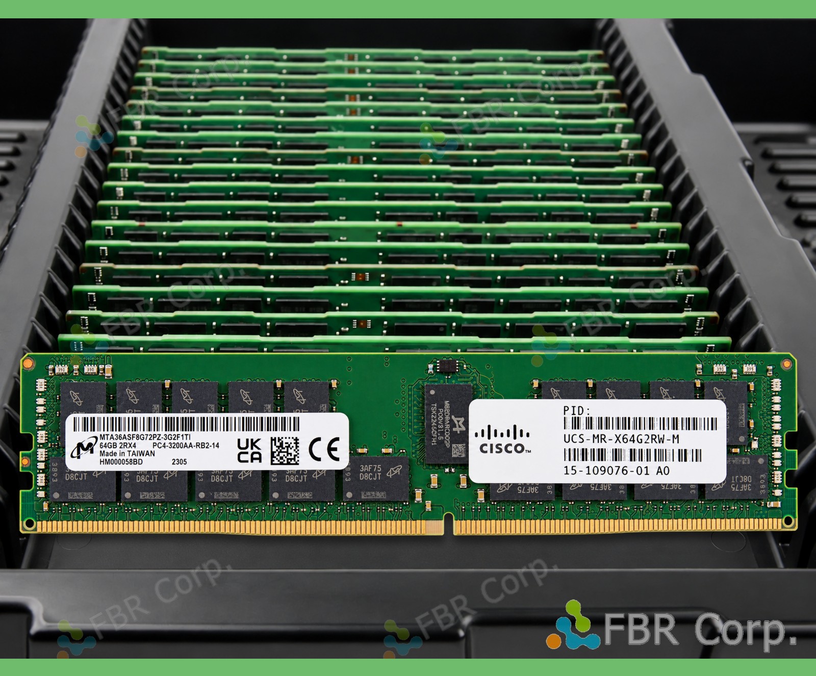 Grade A Micron Cisco 64GB PC4-3200AA DDR4 2Rx4 RDIMM RAM MTA36ASF8G72PZ-3G2 LOT Grade A Micron Cisco 64GB PC4-3200AA DDR4 2Rx4 RDIMM RAM MTA36ASF8G72PZ-3G2 LOT