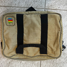 Vintage 1990s Apple Mac Computer Case Bag w/strap Rainbow Logo Canvas picture