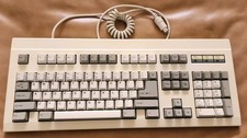 Vintage JME JKB-6151B Click Mechanical Wired Computer Keyboard - PS2 - Tilt Feet picture