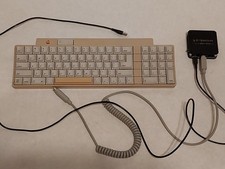Vintage Apple IIgs Keyboard 658-4081 Orange Alps Switches + Wombat Adapter, Read picture