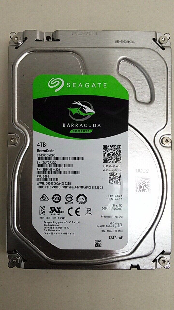 Seagate ST4000DM005 Barracuda 4TB 3.5\
