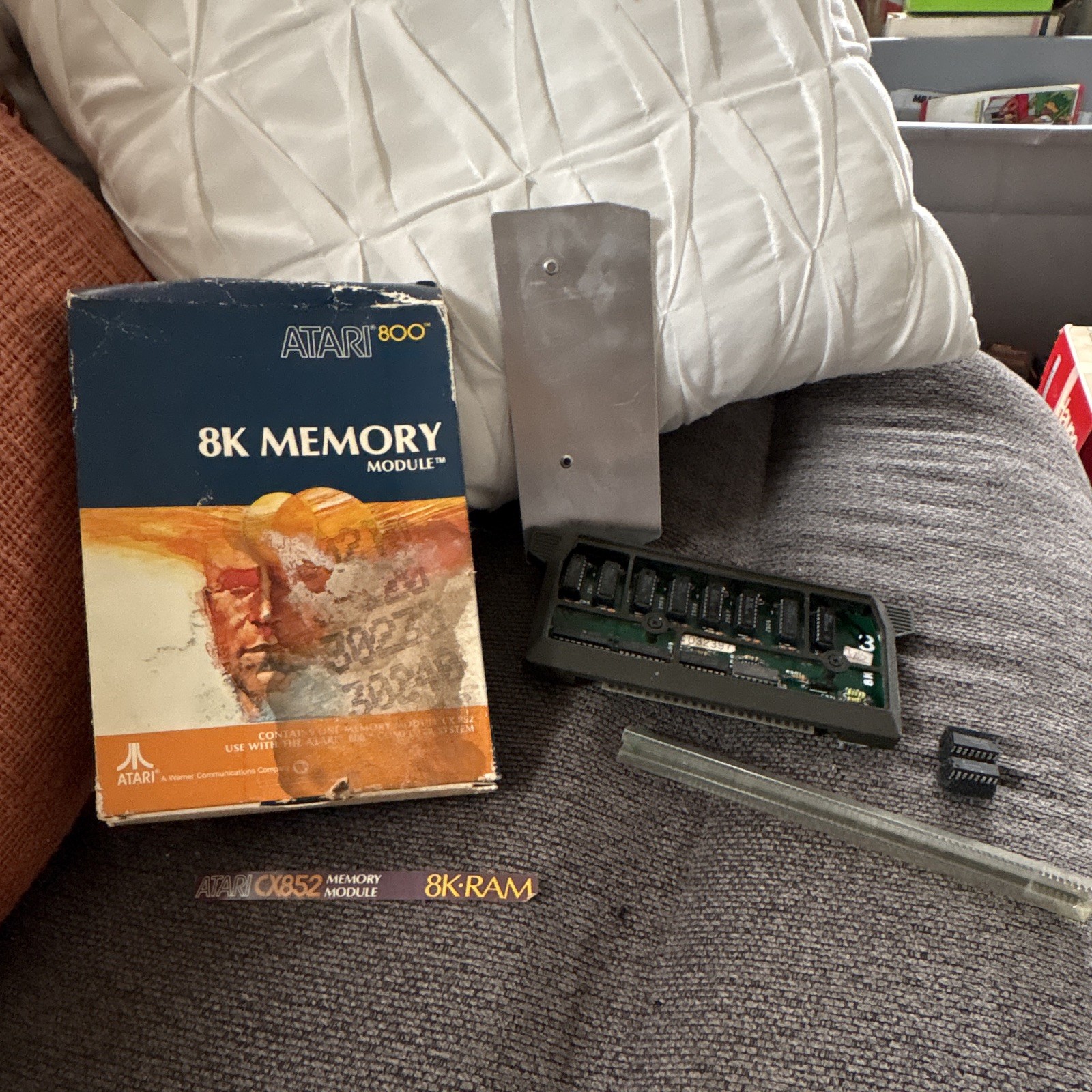 Atari 800 8K Memory Module CX852 RAM Expansion - Vintage w/ Box