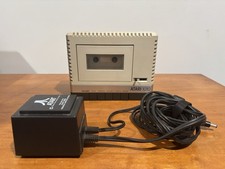 Atari 1010 Cassette Recorder/Player w/ Power Adapter For Parts/Repair Turns On picture