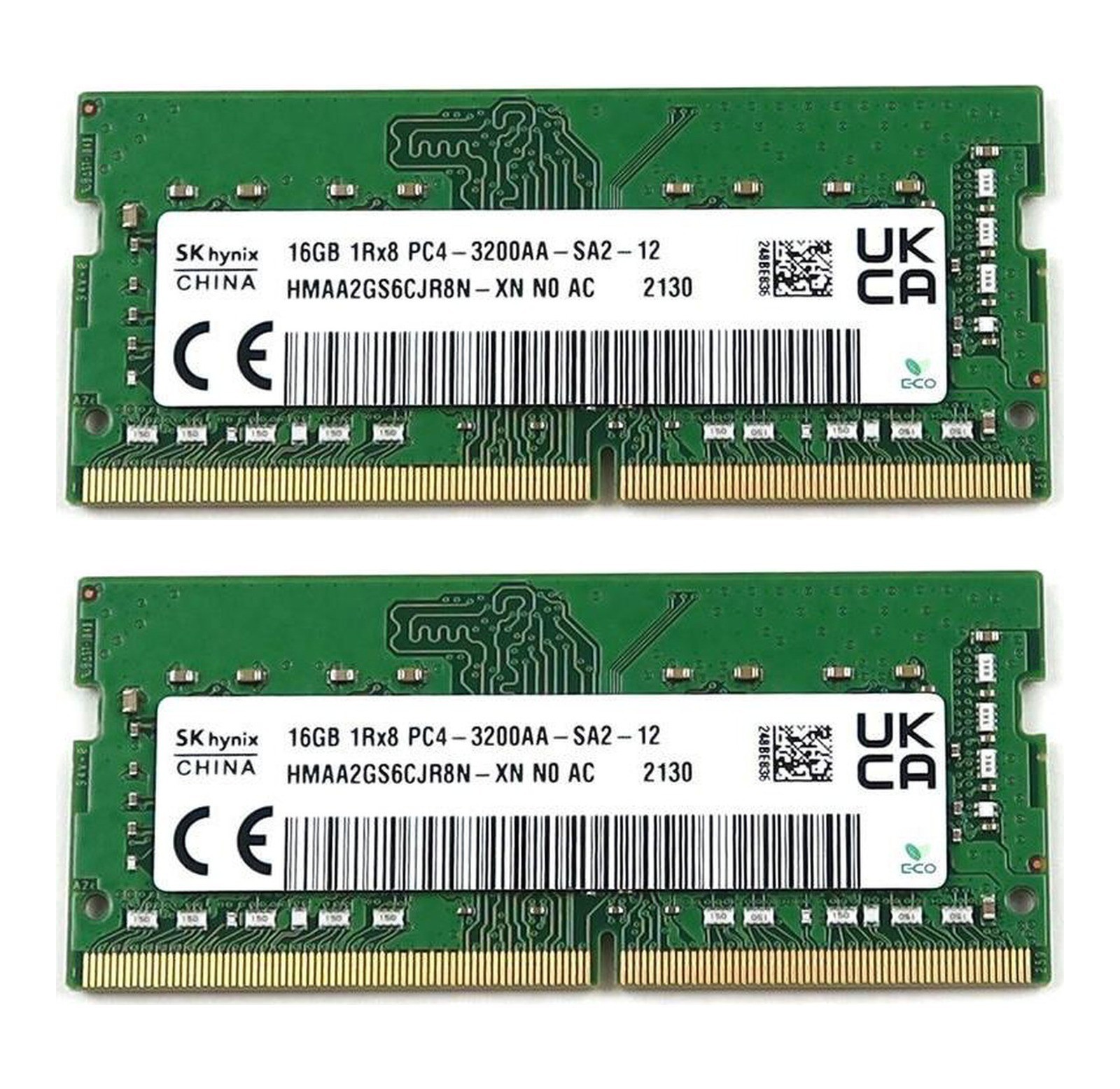 SK hynix 32GB (2x16GB) DDR4-3200 PC4-3200AA 260-Pin SO-DIMM HMAA2GS6CJR8N-XN SK hynix 32GB (2x16GB) DDR4-3200 PC4-3200AA 260-Pin SO-DIMM HMAA2GS6CJR8N-XN