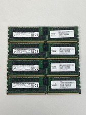 Lot of 4 - MTA36ASF4G72PZ-2G3B1 Micron 128GB (4x32GB) Server Memory PC4-2400T picture