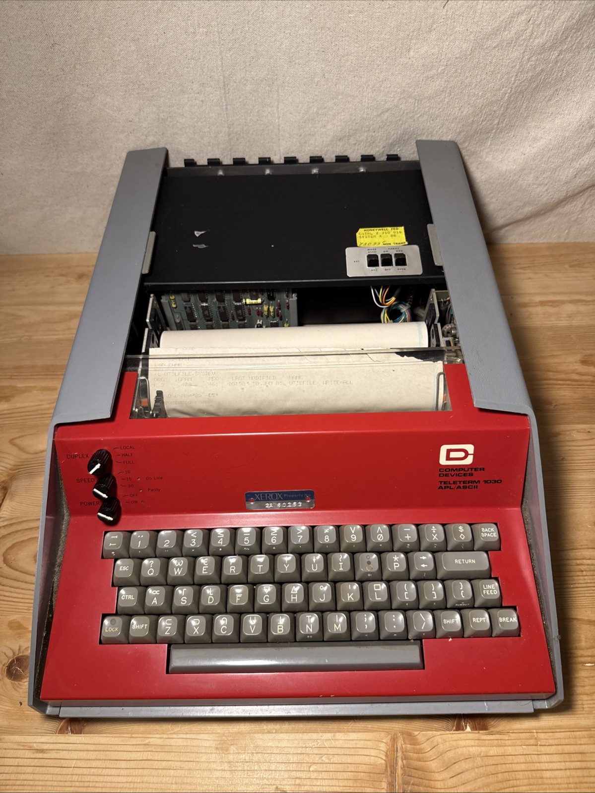 Vintage Computer Devices Teleterm 1030 APL ASCII Printing Terminal (73)