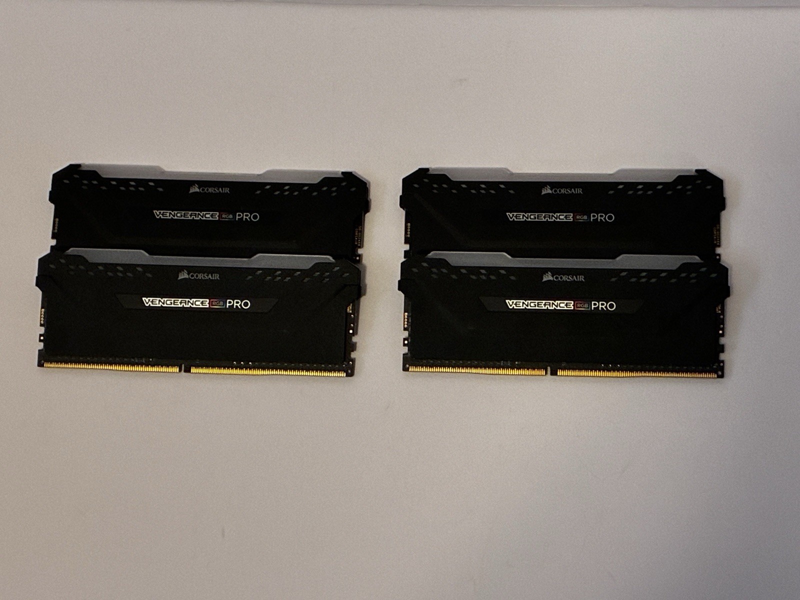 Corsair Vengeance RGB Pro 32GB (8GB x4) 3200MHz DDR4 Memory (CMW16GX4M2C3200C16)