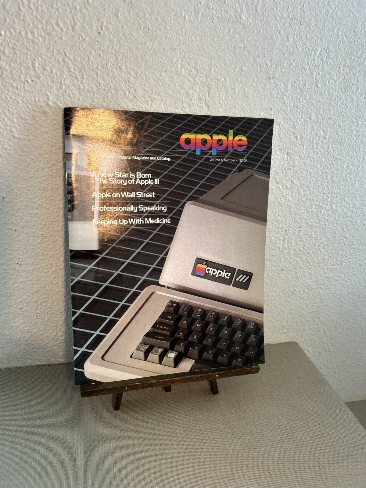 Vintage 1980 Apple Magazine Vol. 1 No. 4 With Retail Price List  