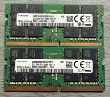 Samsung 64GB (2X 32GB) DDR4 2666v PC4 SODIMM Memory Ram M471A4G43MB1-CTD picture