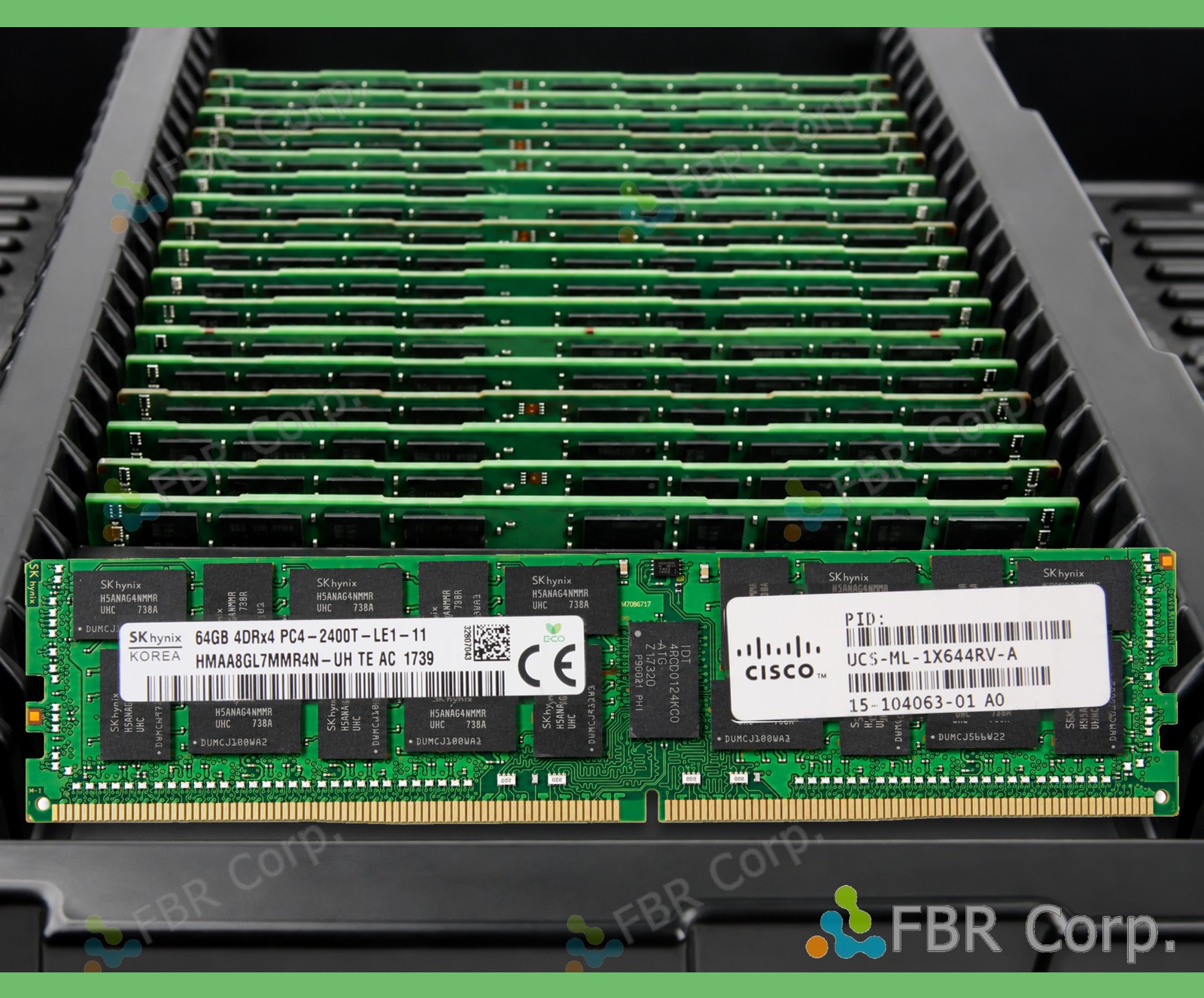 Grade A SK Hynix Cisco 64GB PC4-2400T DDR4 4DRx4 RDIMM RAM HMAA8GL7MMR4N-UH LOT Grade A SK Hynix Cisco 64GB PC4-2400T DDR4 4DRx4 RDIMM RAM HMAA8GL7MMR4N-UH LOT