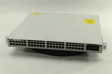Cisco Catalyst C9300-48T-A 48-Port Gigabit Network Switch w/ NM-8X & 1x715W PSU picture