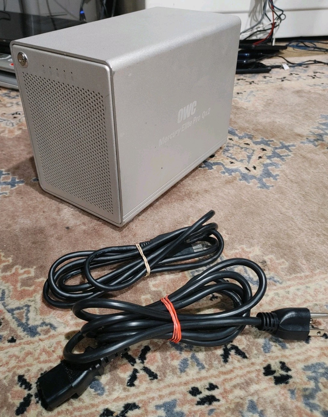 OWC Mercury Elite Pro Qx2 USB 3.0 FireWire eSATA 4-Bay Raid (4x 250GB) TESTED