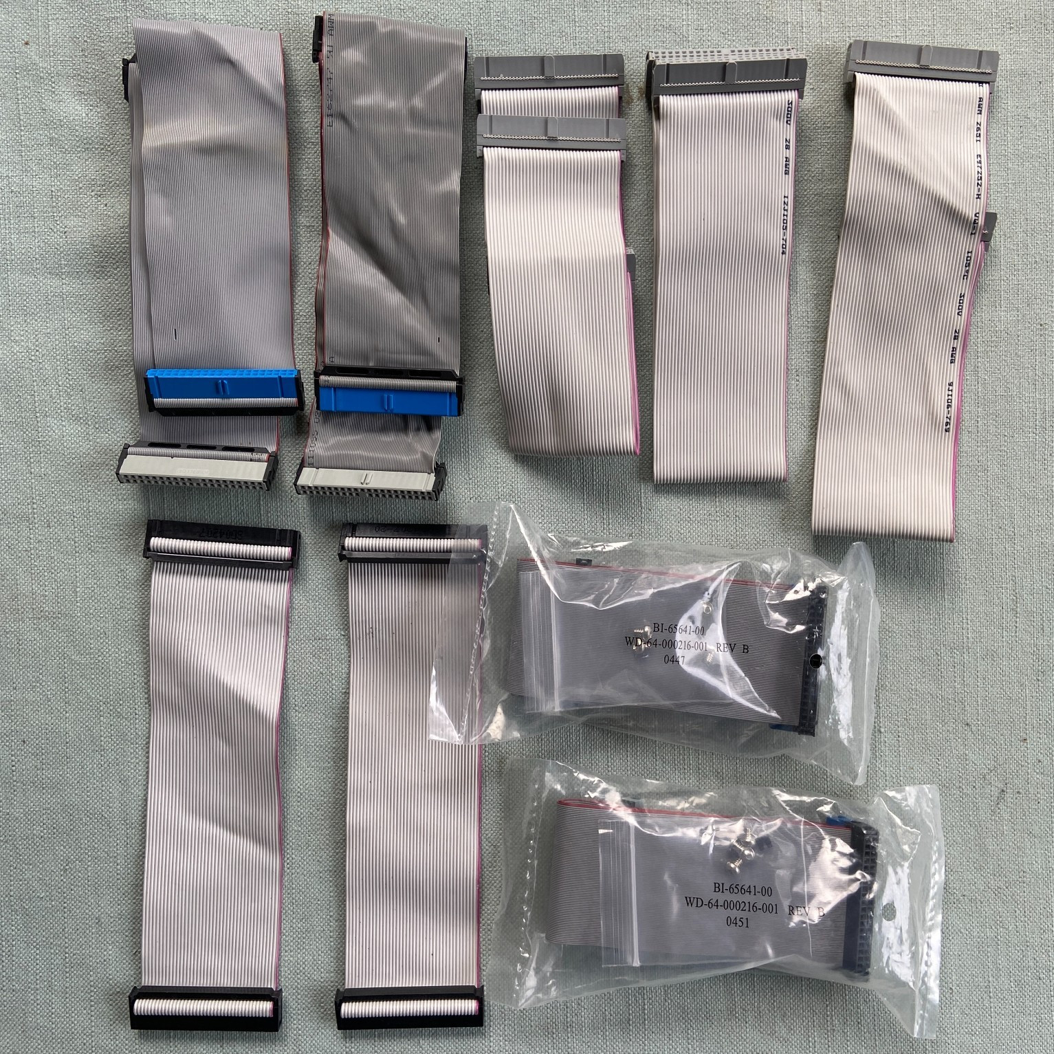 Vintage PC Computer Hard Drive HDD IDE Ribbon 39 Pin Cable Cables Lot Vintage PC Computer Hard Drive HDD IDE Ribbon 39 Pin Cable Cables Lot