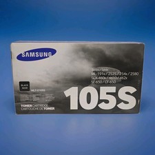 Samsung MLT-D105S Black 105 Toner Cartridge GENUINE NEW Box Damage picture