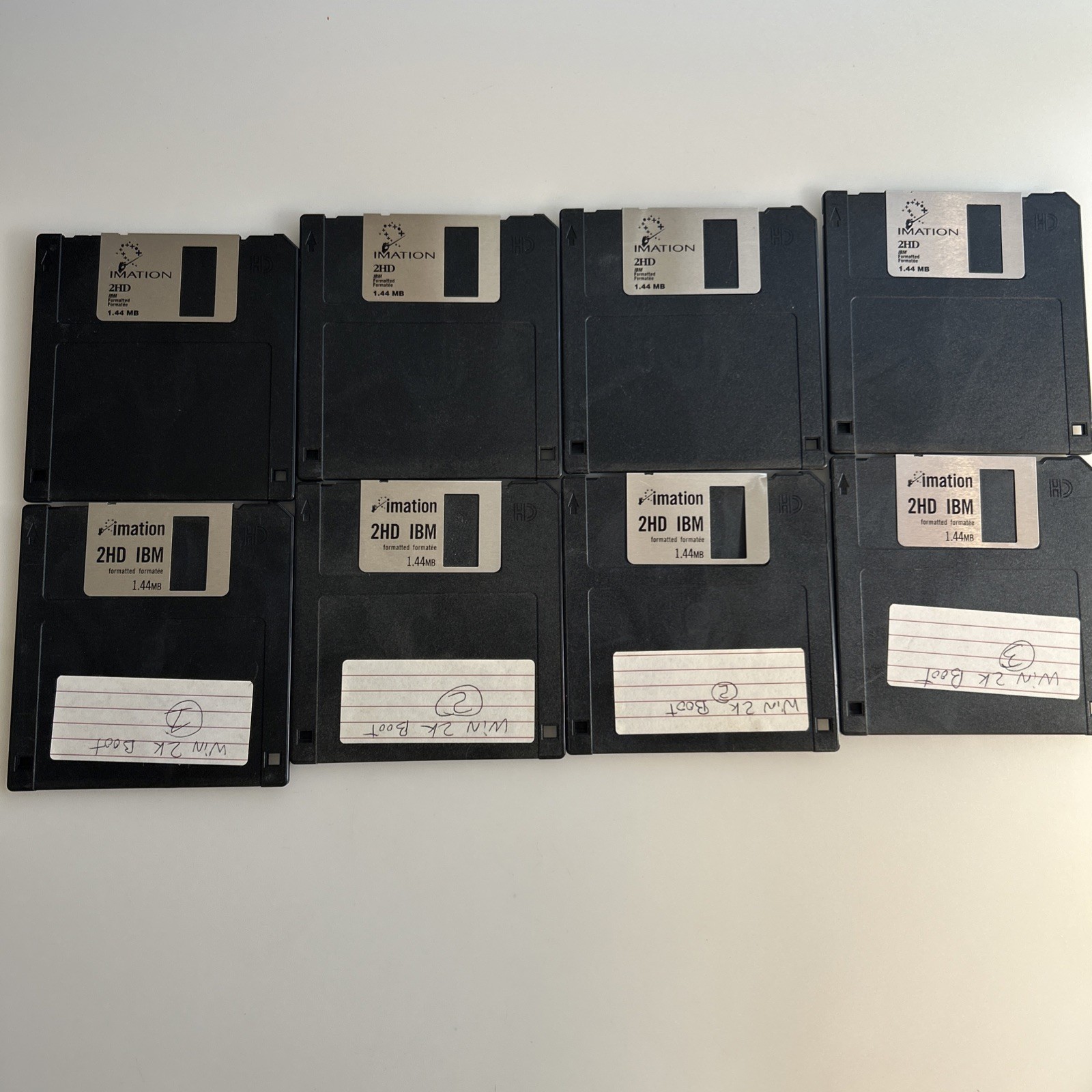 Vintage Imitation Lot of 8 Floppy Disks 3.5\