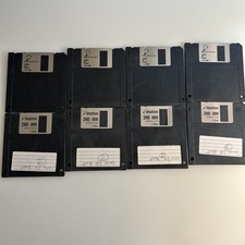 Vintage Imitation Lot of 8 Floppy Disks 3.5