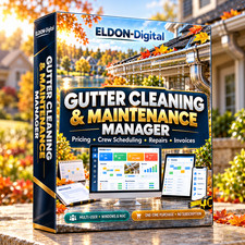 Gutter Cleaning Business Software USB Flash Drive Multi-User Pricing Scheduling picture