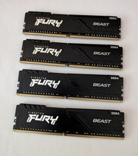 128GB (4x32) Kingston Fury Beast DDR4-3200 CL16 desktop RAM | Intel XMP | Tested picture