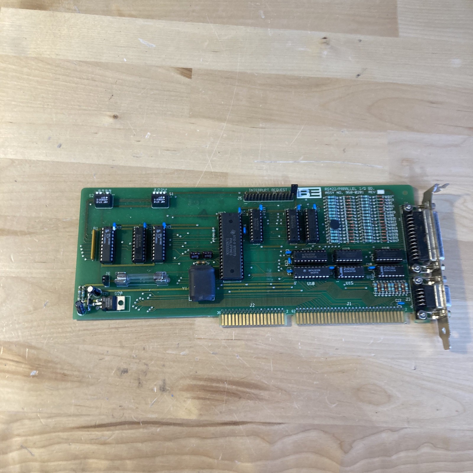 Be Rs422/Parallel I/O Board 958-0201 Isa Vintage Computer 80s