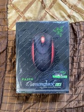 Vintage Razer Diamondback 3G 1800 DPI Flaming Red Gaming Mouse NEW picture