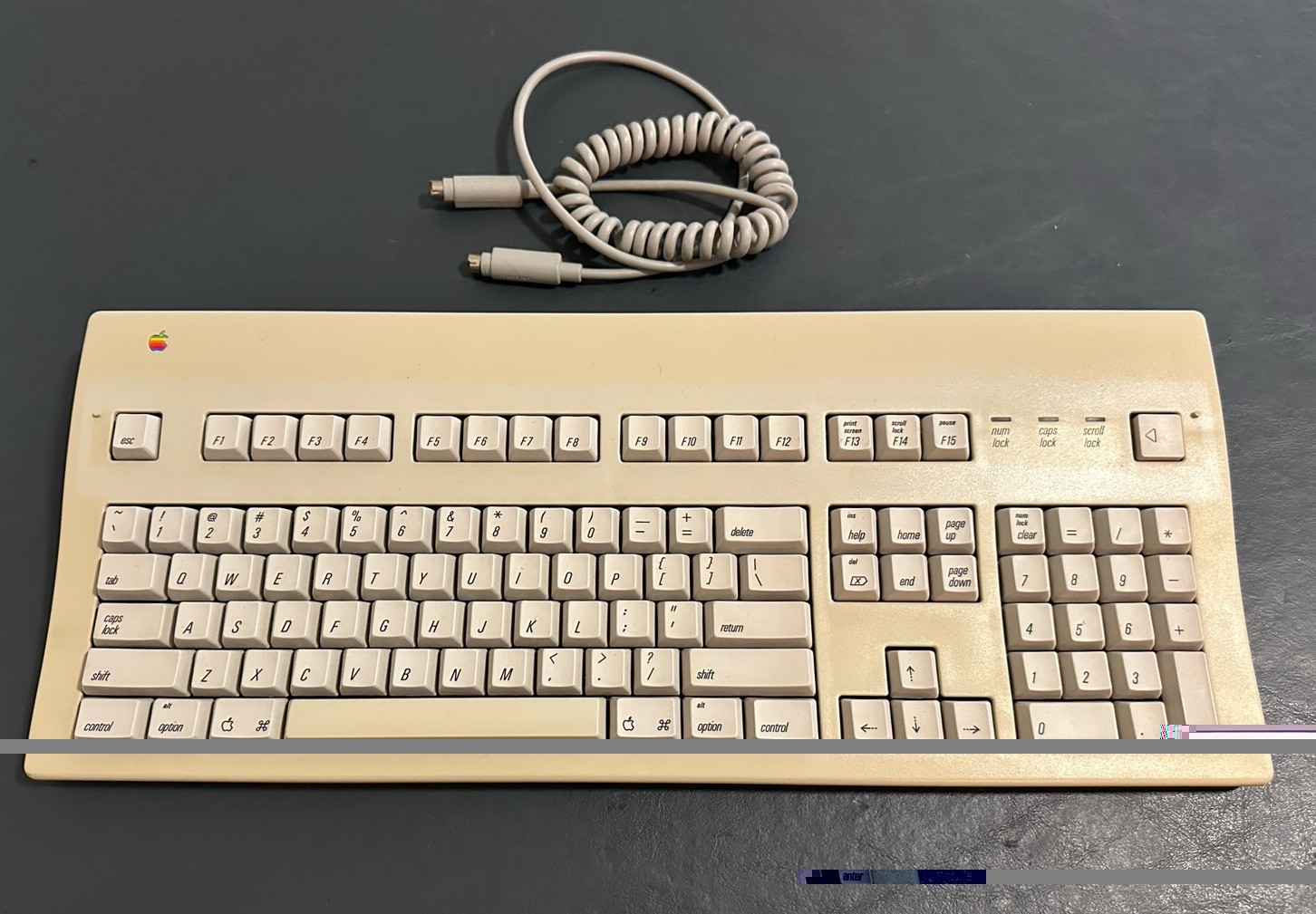 Vintage Apple Extended Keyboard II Macintosh Mac ADB M3501 W/ Cable Keys TESTED Vintage Apple Extended Keyboard II Macintosh Mac ADB M3501 W/ Cable Keys TESTED