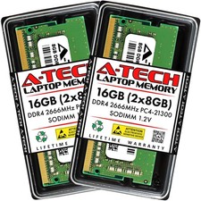 16GB DDR4 RAM Kit (2x8GB) 2666MHz SODIMM Laptop Memory Upgrade PC4-21300 picture