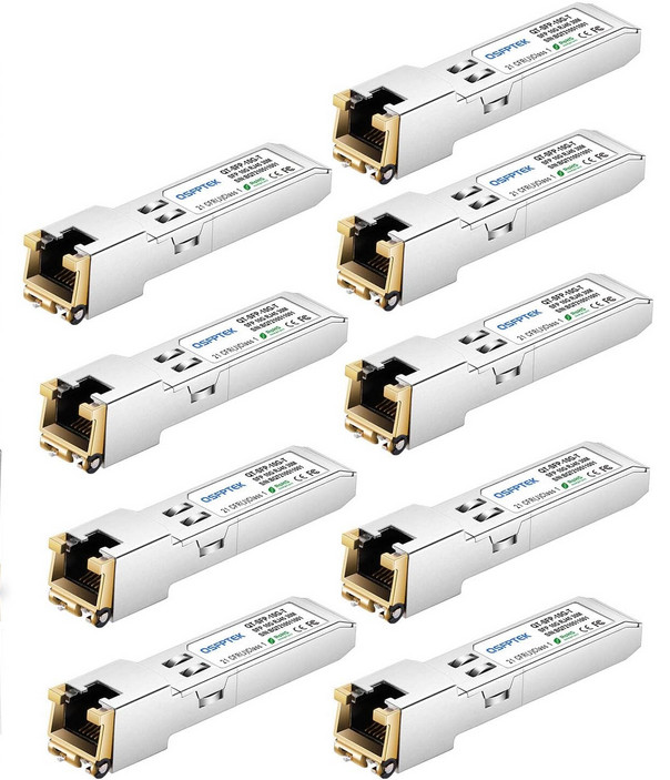10G SFP+ to RJ45 Copper Transceiver Module 30m 10GBASE-T Multi-Brand Compatible