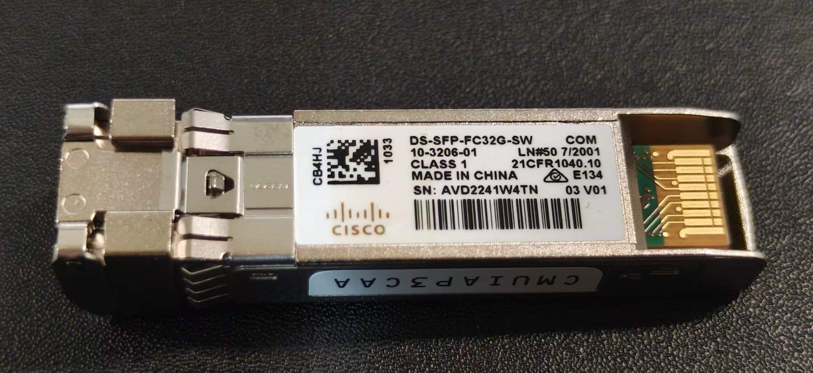 Lot of 14 CISCO 10-3206-01 DS-SFP-FC32G-SW 32G SFP28 850nm MMF LC Transceiver