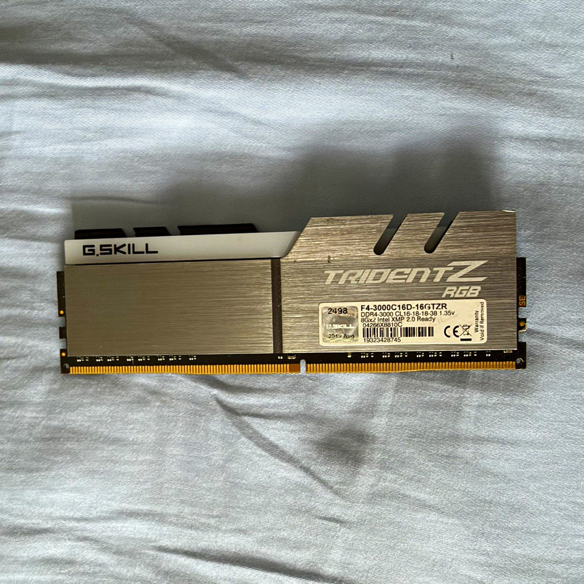G.SKILL Trident Z RGB 16GB (2x8GB) DDR4-3000 PC4-24000 288-Pin DIMM