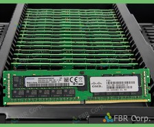 Grade A Samsung Cisco 64GB PC4-2666V DDR4 2S2Rx4 RDIMM RAM M393A8K40B22-CWD LOT picture