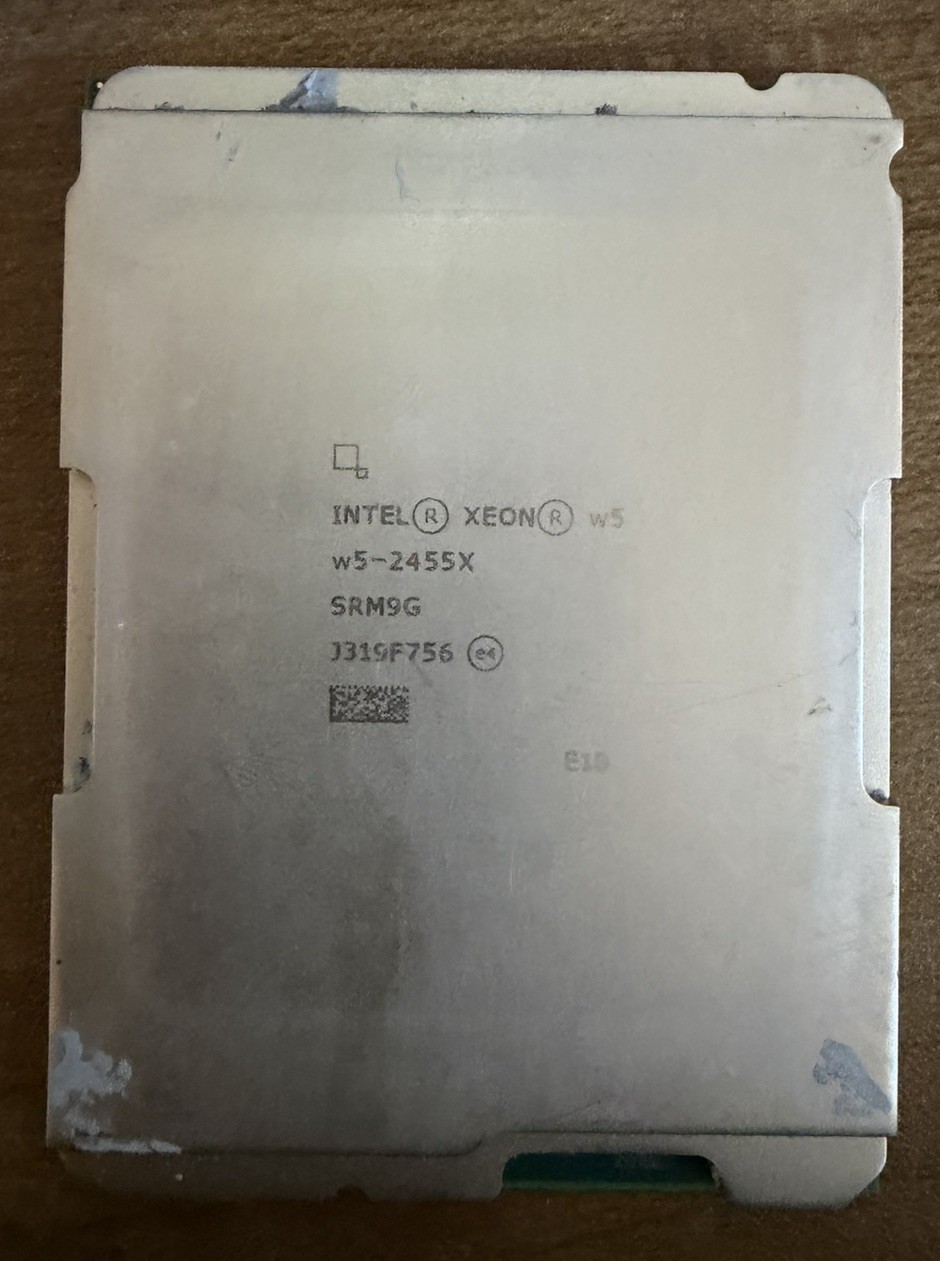 Intel Xeon w5-2455X 12-Core 24-Thread LGA4677 Workstation CPU SRM9G