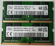 64GB (2x32GB) DDR4 3200MHz Sk Hynix RAM 2Rx8 PC4-3200AA HMAA4GS6CJR8N-XN picture
