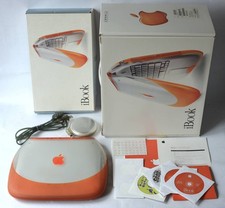 Apple iBook G3 Clamshell 300MHz 160MB 3GB CD Tangerine Vintage Mac w/ Box picture