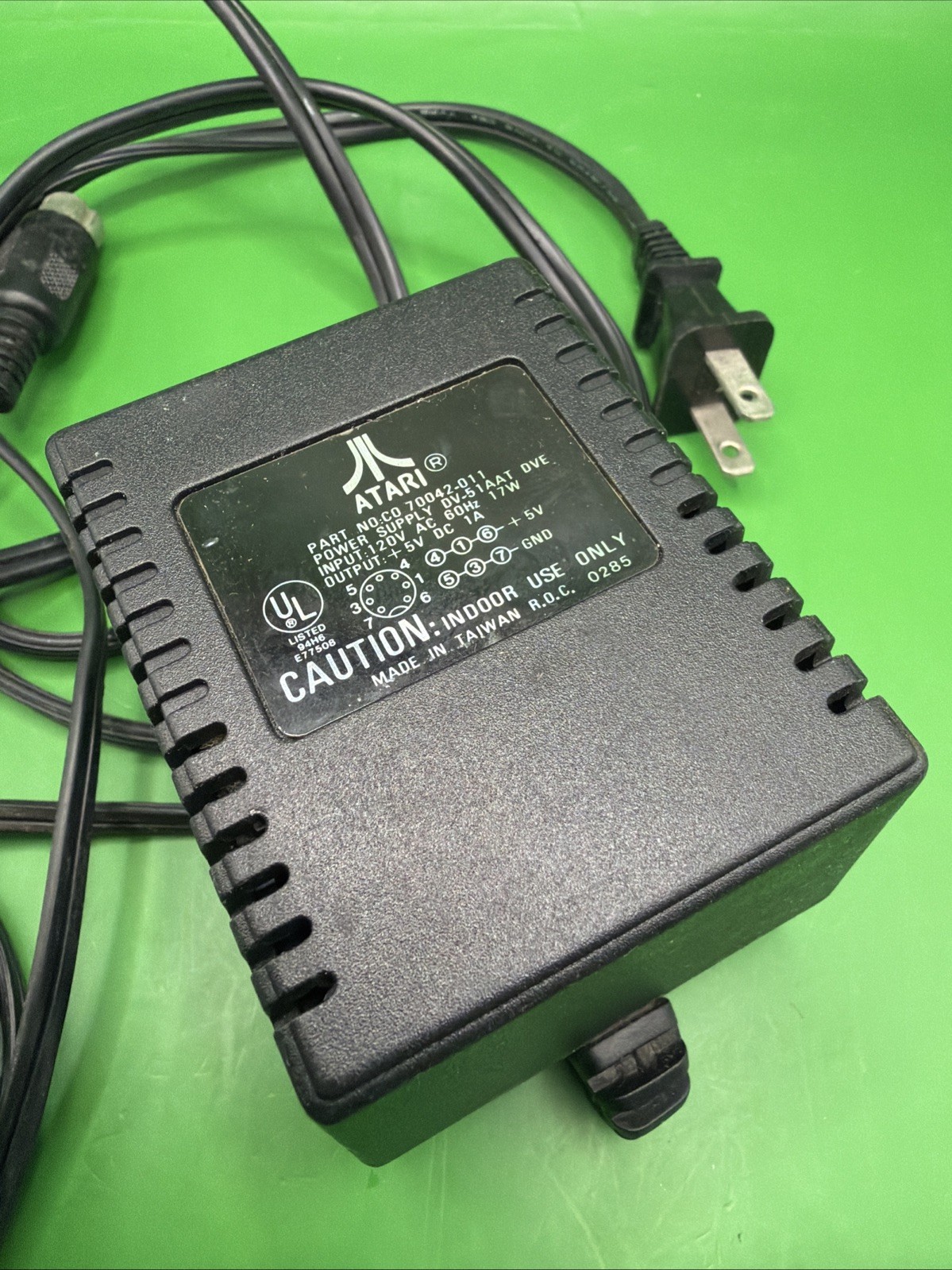 Vintage OEM Atari XE System Power Supply Only Part # CO 70042-011 120V AC 60HZ Vintage OEM Atari XE System Power Supply Only Part # CO 70042-011 120V AC 60HZ