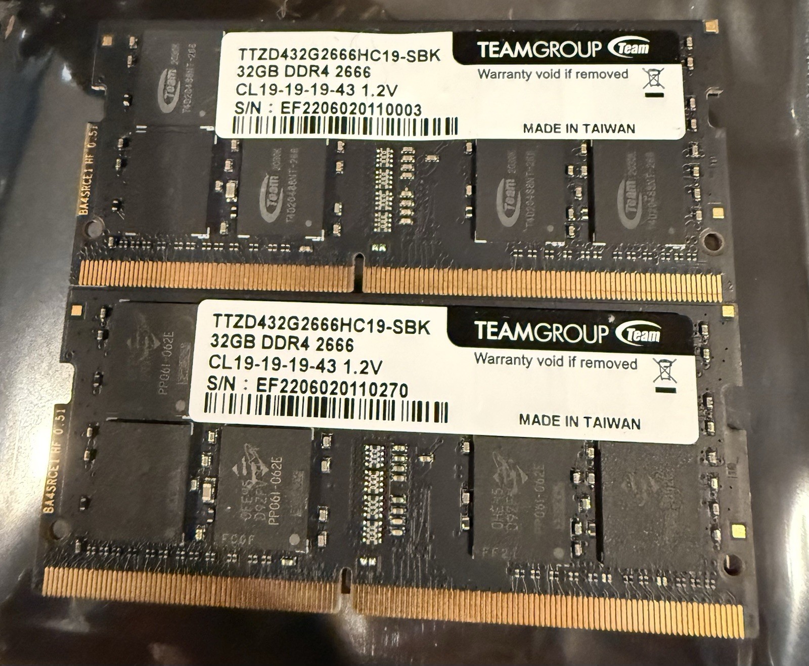 TEAMGROUP T-Force Zeus 64GB (2x32GB) DDR4-2666 SO-DIMM #ZU