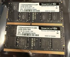 TEAMGROUP T-Force Zeus 64GB (2x32GB) DDR4-2666 SO-DIMM #ZU picture